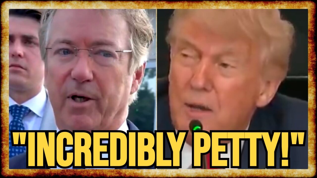 Rand Paul TRASHES Trump's Parade, Gets UNINVITED From WH Picnic
