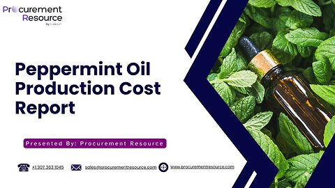 Peppermint Oil Production Cost Analysis Report