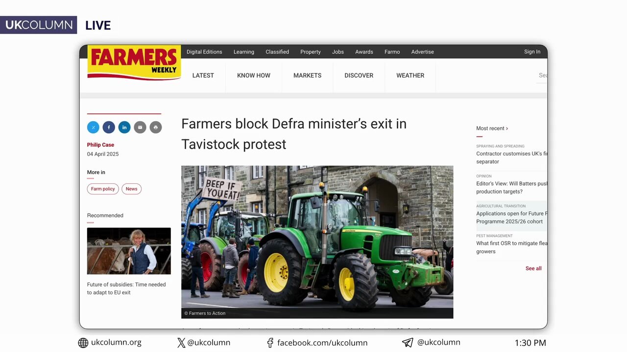 Farmers Protest: The Government Won’t Save You – It’s Time to Break Free from Their Control - UKC