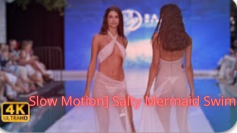 Slow Motion] Salty Mermaid Swim ｜Miami swim week