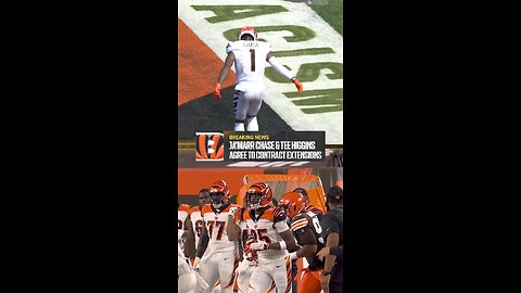 The Bengals have tied up $69 million annually into Jamarr Chase and Tee Higgins!