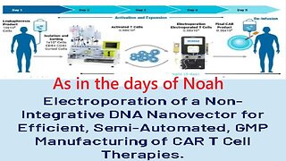 Electroporation mRNA Gene Editing - As in the days of Noah - Changing you into an abomination