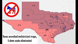 Texas unveiled proposed redistricted maps 5 dem seats eliminated