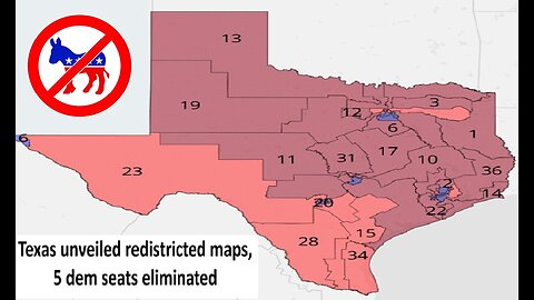 Texas unveiled proposed redistricted maps 5 dem seats eliminated