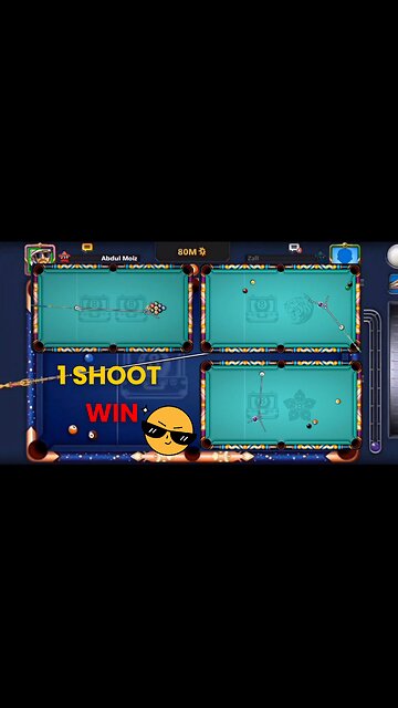 Unbelievable 9 Ball Pool Golden Break | One Shot Victory | Raid Moiz