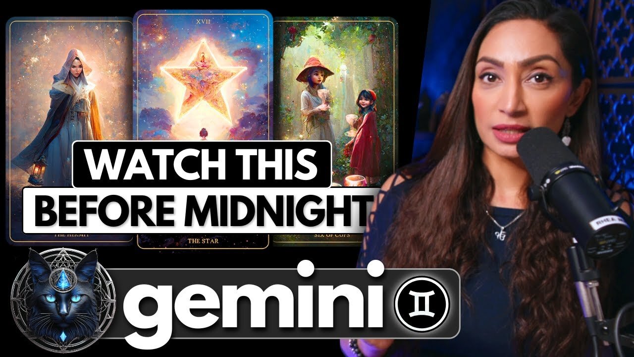 GEMINI ♊︎ "When You See This Video, Watch It ~ It's For YOU!" 🖤🐞 Gemini Sign ☾₊‧⁺˖⋆