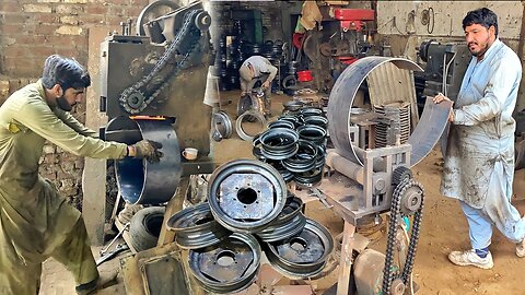 How Wheel Rim is Manufacture-Small Vehicles Wheel RIM Manufacturing Process | @UnitedState