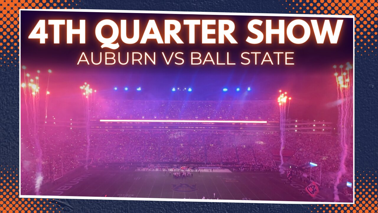 New Auburn Football Fourth Quarter Show | Musco Effects, Fireworks, and More