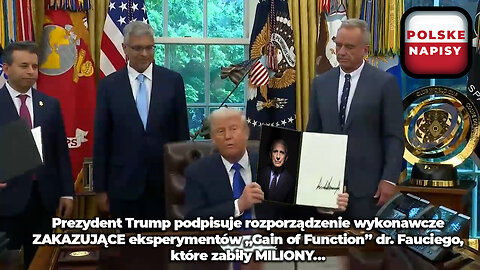 Donald Trump | Zakaz Badań nad Zyskiem Funkcji: Bezpieczeństwo w Biomedycynie” | Napisy PL