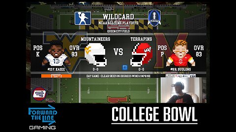 COLLEGE BOWL Terps vs WVU - Wildcard Playoffs | Forward the Line Gaming