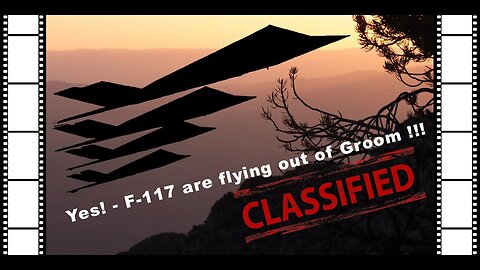 F-117 flying out of Area 51 Groom... just another day in the range :) : April 8-10