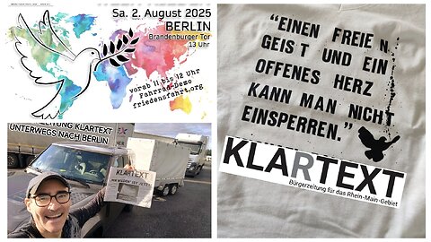 📢 WELTFRIEDEN 2025 - Bürgerjournalisten in BERLIN / KLARTEXT, KLARDENKEN & MITTELDEUTSCHLAND.TV