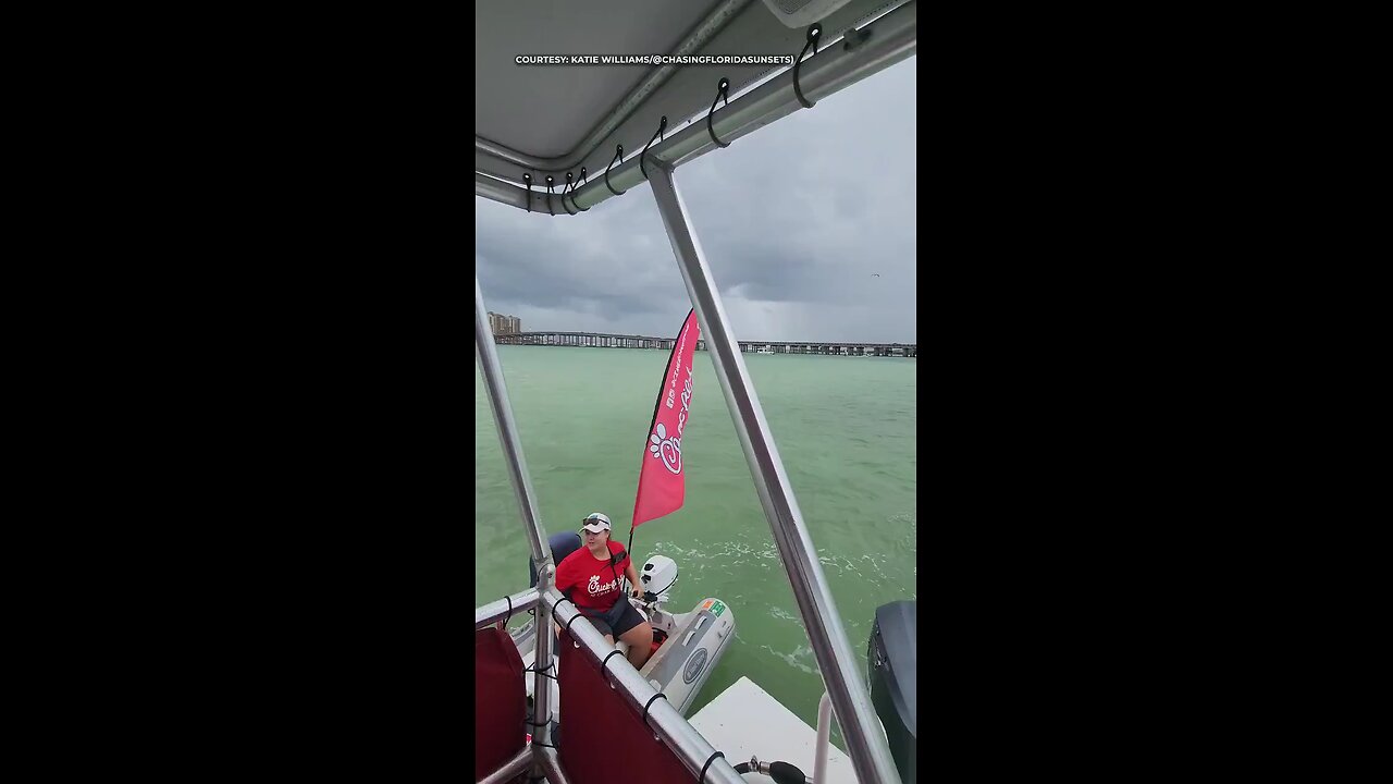 Chick-fil-A has started delivering orders via boat in Florida.