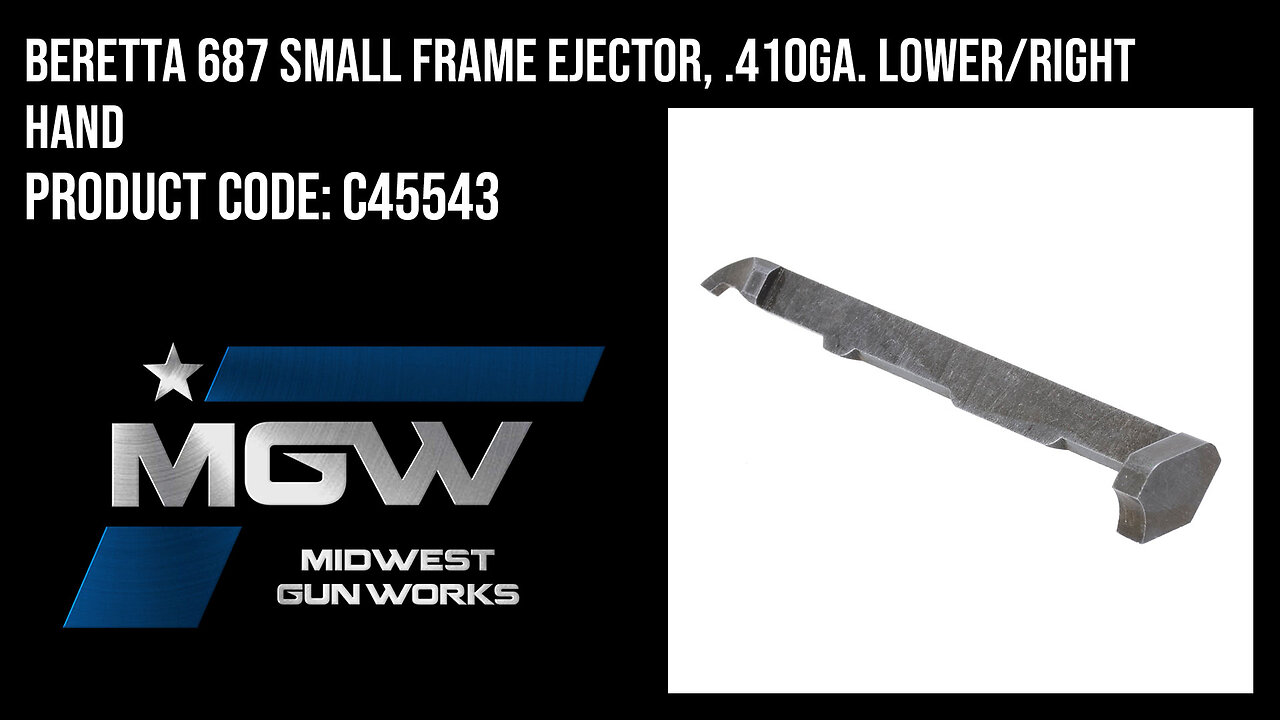 Beretta 687 Small Frame Ejector, .410ga. Lower/Right Hand - C45543