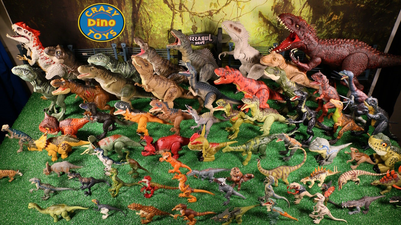 Huge Collection 43 Jurassic World Dinosaur Toys Unboxed 2025 Chaos Theory Toys Jurassic Park Toys