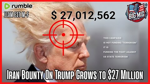 Iran Bounty On Trump Grows To $30 Million