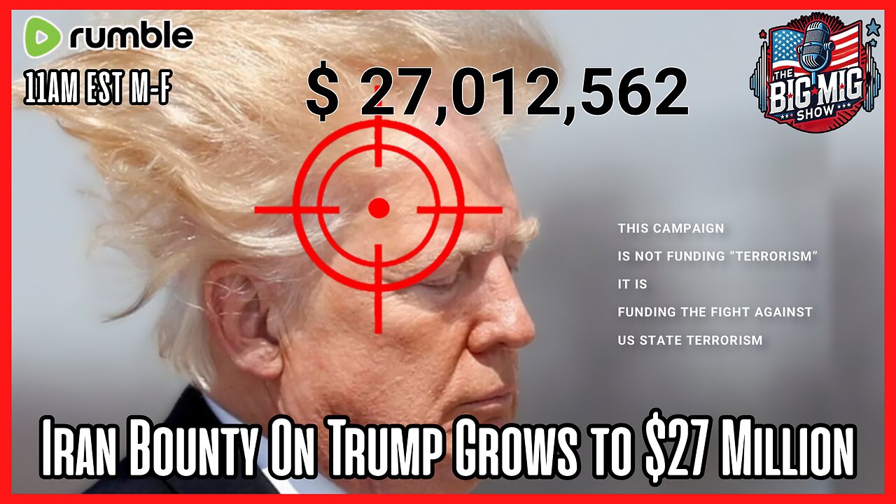 Iran Bounty On Trump Grows To $30 Million