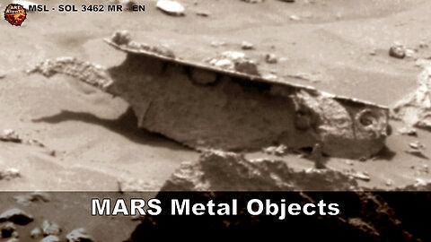 MARS Metal Objects. Wreckage, Smashed Wall. ArtAlienTV 4K