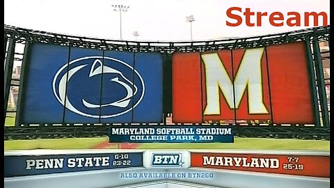 2015 Softball - PSU @ MD (Game 3) [Stream]