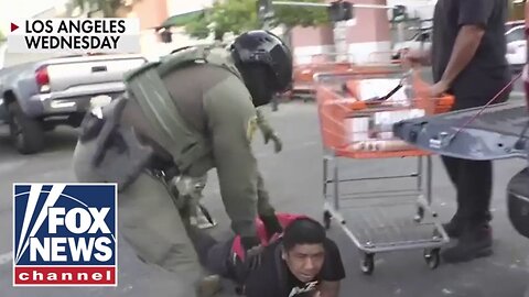 Viral Home Depot CBP raid in Los Angeles caught on camera