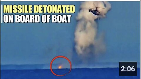 "Ukrainian Drone Boats Exploded Near Crimea"