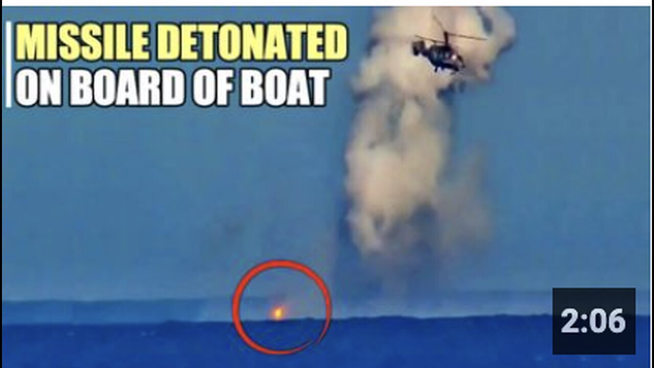 "Ukrainian Drone Boats Exploded Near Crimea"