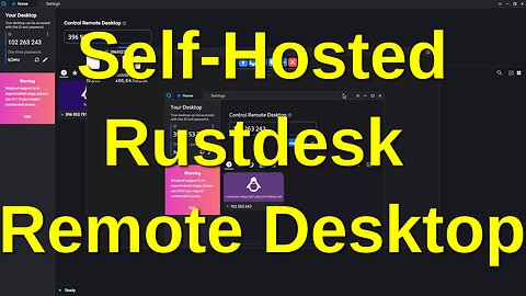 Remote Desktop Collaboration with Rustdesk