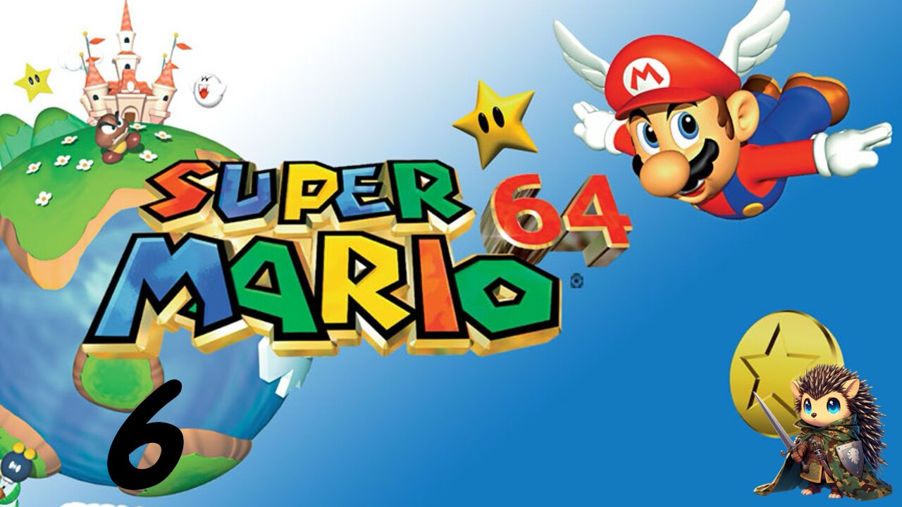 Bowser in the Fire Sea & 34th Star - Super Mario 64 BLIND [6]