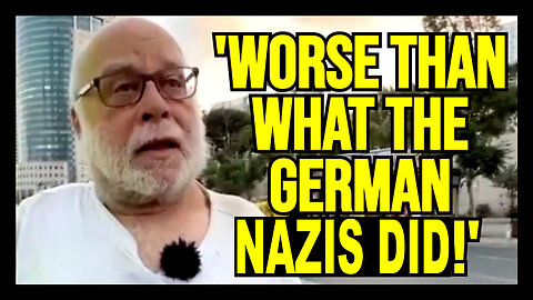 Israel Protester Says Genocide Against Gaza WORSE Than Nazi Crimes
