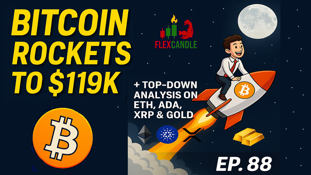 🚀 3 Bitcoin Winning Trades Hit! Bitcoin to $135K? | BTC, ETH, ADA, XRP & Gold Analysis | EP. 88
