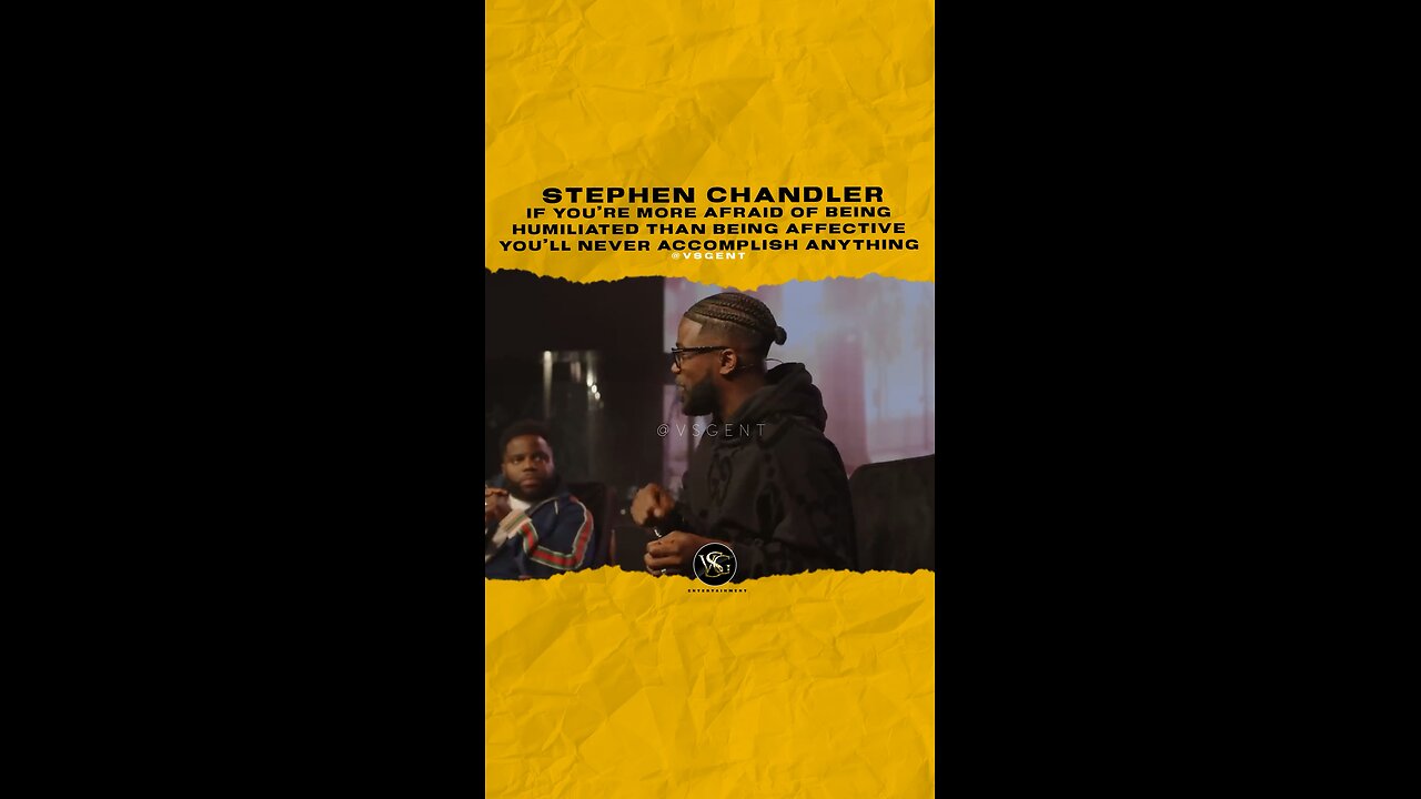 You can’t be afraid to be humiliated