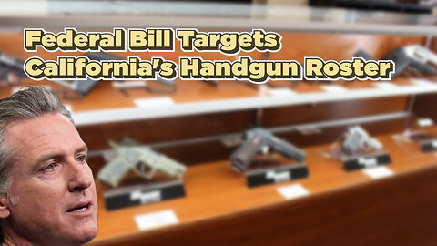 Is this Happening! Federal Bill Targets California's Handgun Roster