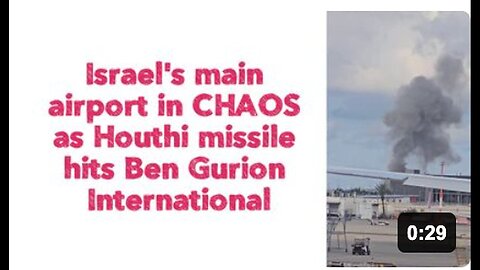 "Exploring the Aftermath: Houthi Missile Strike Causes Chaos at Israel's Ben Gurion Airport"