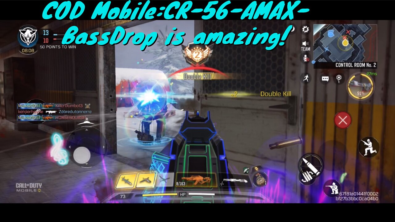 COD Mobile:CR-56-AMAX-BassDrop has one of the coolest blueprints