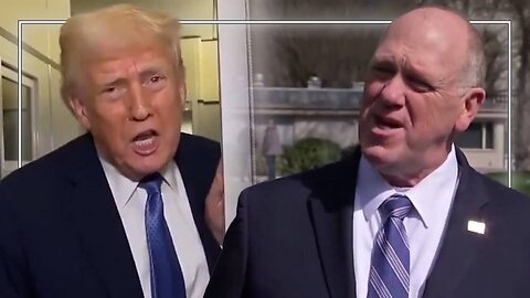 VIDEO: Watch Trump & Tom Homan MURDER The Corporate Media's Lies In Front