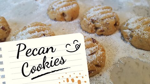 Pecan Cookies - How To Make Pecan Melt-Away Cookies