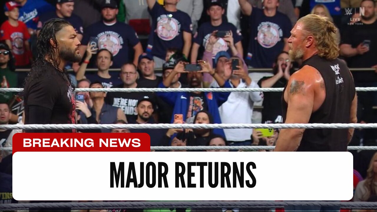 Brock And Roman Reigns Are Back