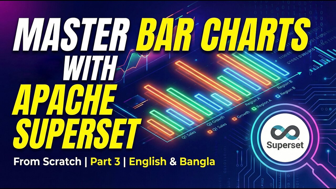 Apache Superset: Create Horizontal & Vertical Bar Charts [Part 3]