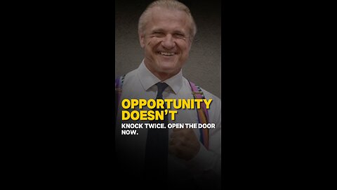 What do you do when an opportunity comes your way?