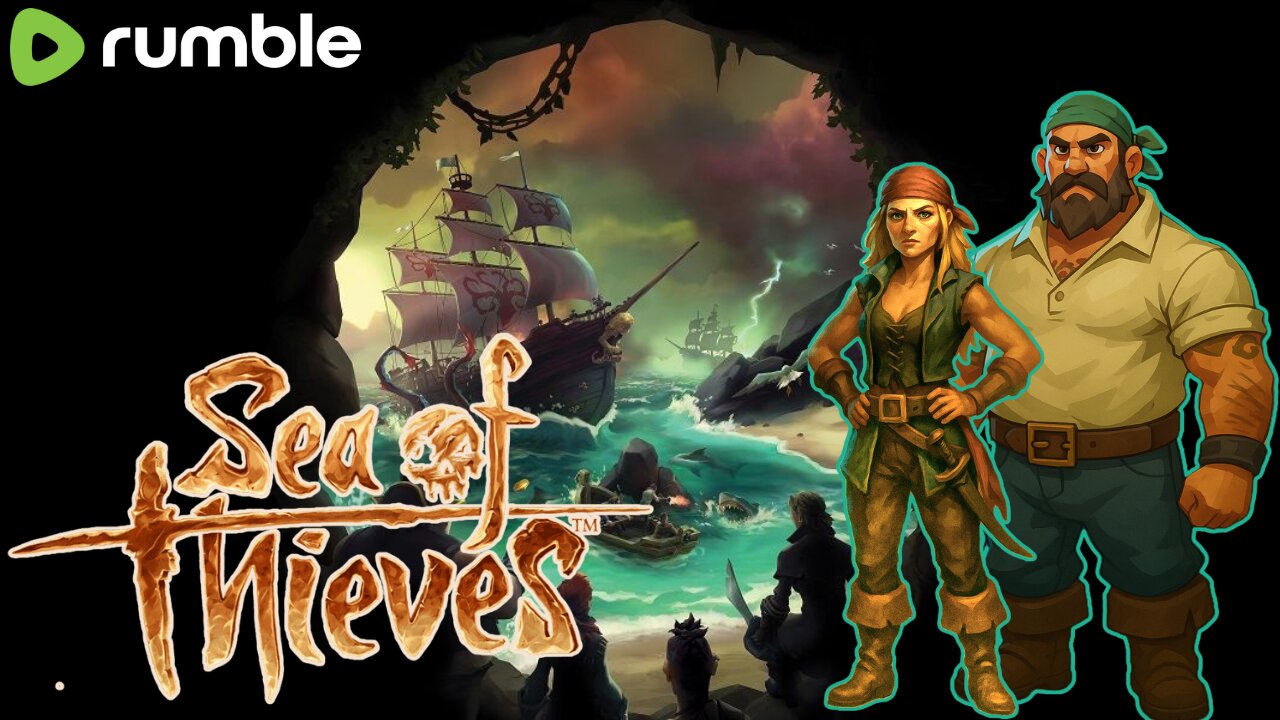 "Two Pirates, One Ship… and Zero Navigation Skills" Sea of Thieves 1st time playing