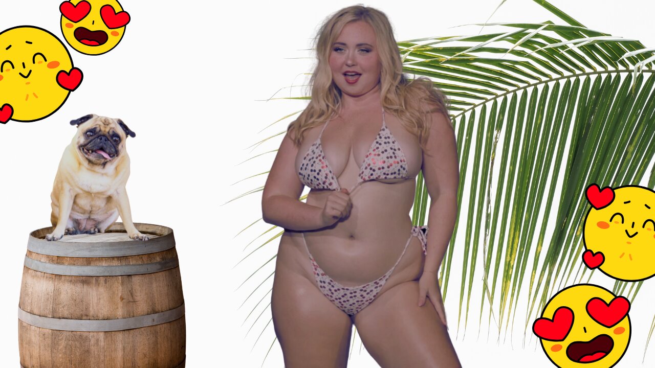 Curve Model PresidentNiki Dazzles|Swimwear at Miami Swim Week|Slow Motion