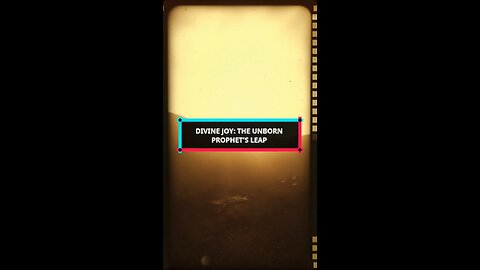 Divine Joy: The Unborn Prophet's Leap | Short Christian Devotional #shorts