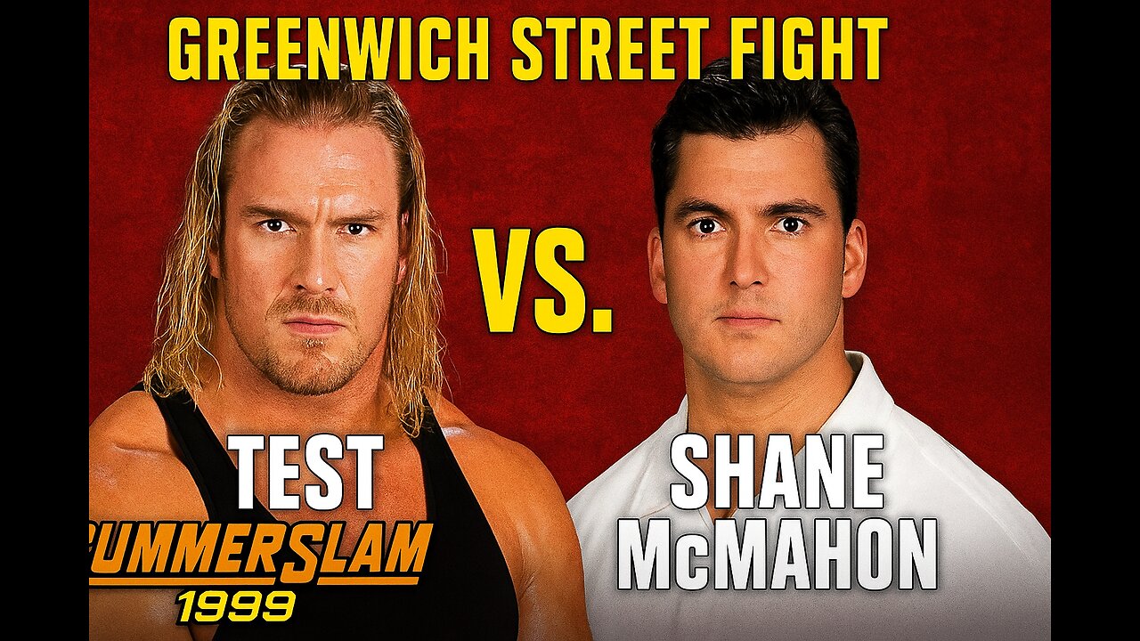 FULL MATCH; Test vs. Shane McMahon ¦ Greenwich Street Fight; SummerSlam 1999