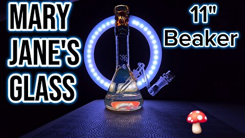 Mary Jane's Glass Studio - 11" Beaker