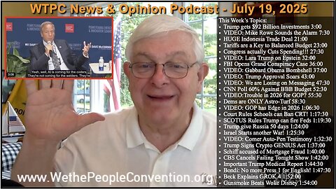We the People Convention Weekly News & Opinion 7-19-25