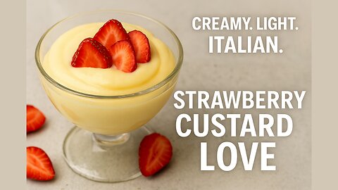 This Italian Custard is a Spoonful of Heaven 🍓🇮🇹