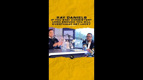 If you stay consistent long enough you will eventually get lucky