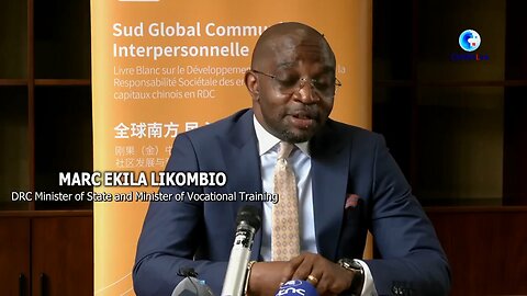 DRC Minister: "China teach us how to fish, West give us fish."