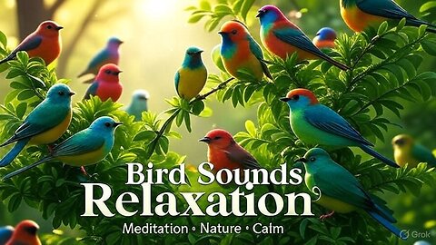 🐦 10 Minutes Bird Sounds Relaxation – Nature Sounds Music for Meditation | Birds Chirping & Singing