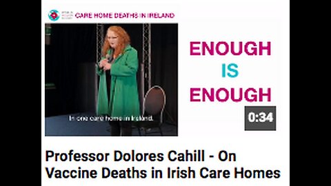 "Dolores Cahill Discusses Vaccine Deaths in Irish Care Homes"
